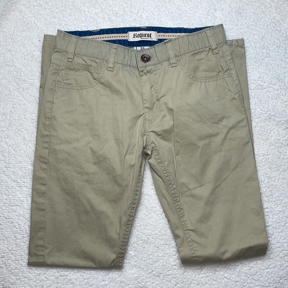 Uniform Tan Pants unisex Kids Dress Size 14 - Picture 2 of 9